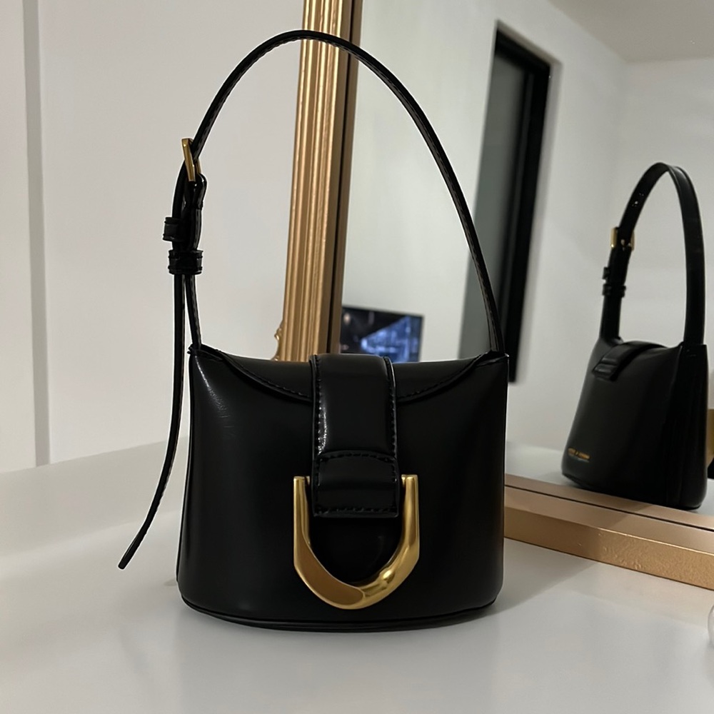 *like new Charles & Keith small black purse